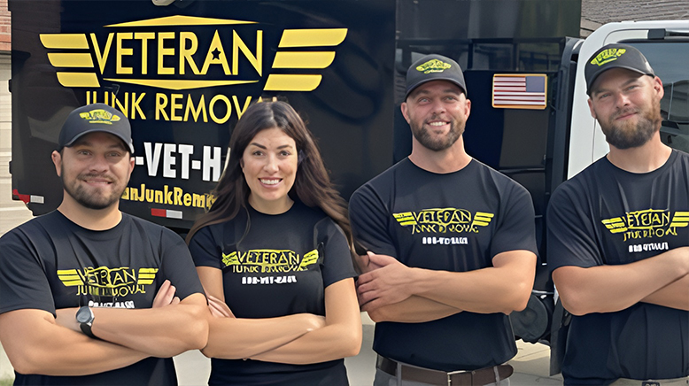 Junk Removal Expert with Client